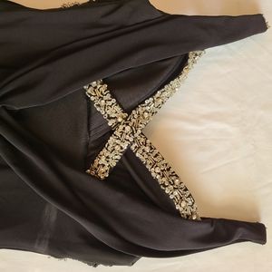 Full Length Black Formal Dress Mermaid Style